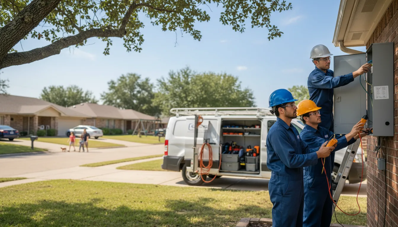 Certified electrician providing emergency electrical services in Canyon, TX